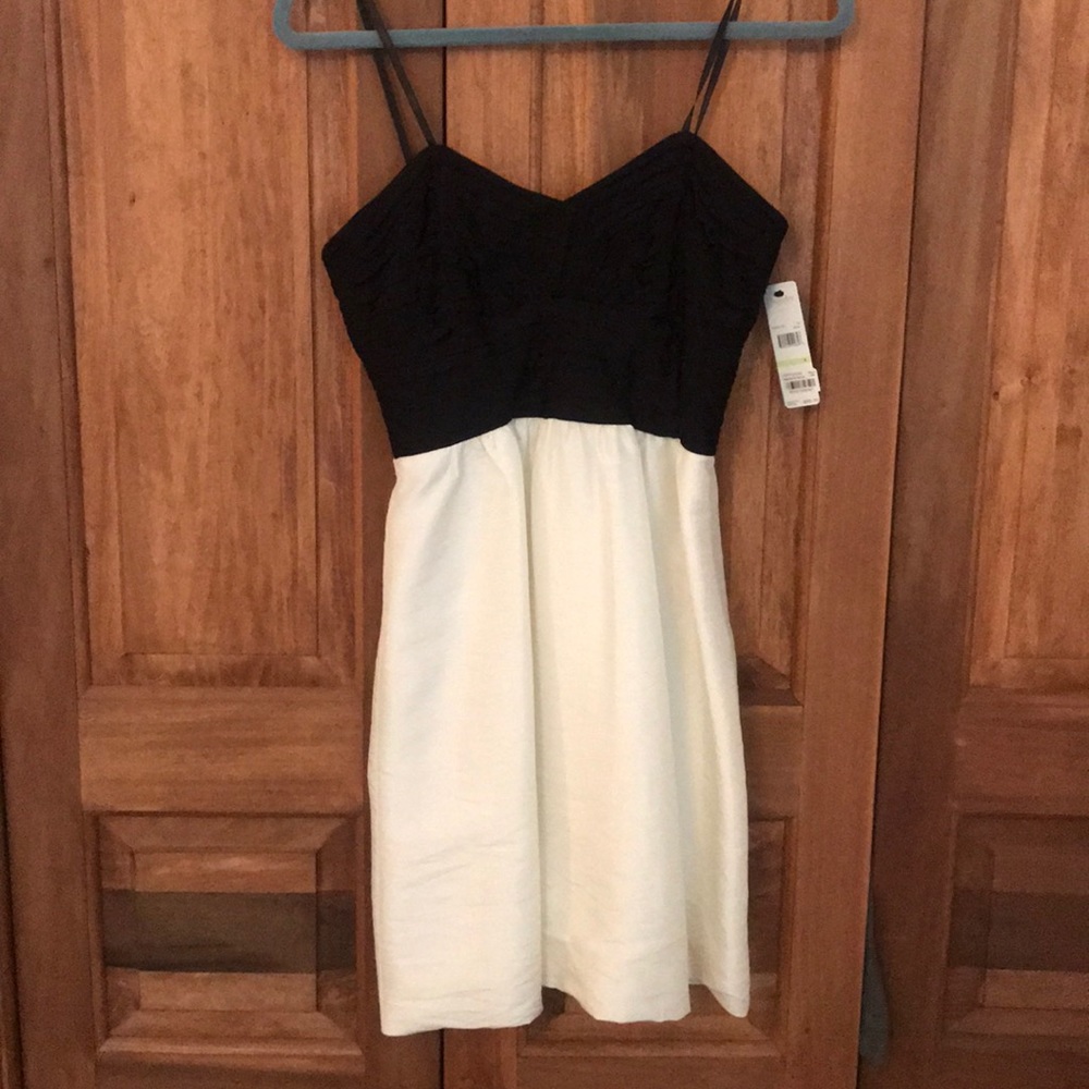 strapless cocktail dress